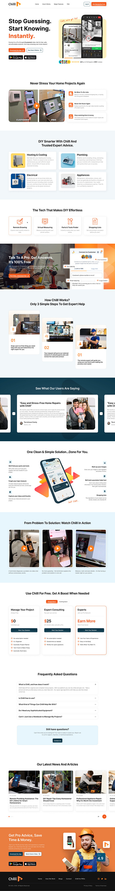 AI for DIY Video Chat ai for diy video chat software platform ui