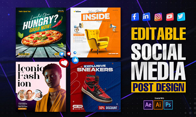 ✅ Social Media Post Design Template 3d ad designs branding branding design corporate design creative design design designpark14 graphic design logo poster design poster designer social media ads social media post social media posters