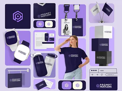 Logo Branding brand branding elegent graphic design latest logo media mockups modern professional software tech trend visual identity