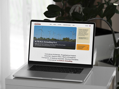 Atena Consulting - sustainable economy company figma ui web design wordpress