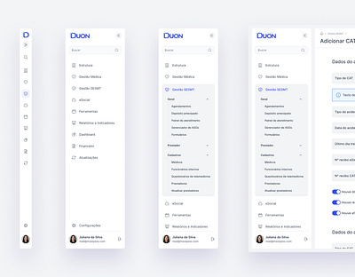 Side Bar Navigation | Design System Component b2b component experiment product design saas ui
