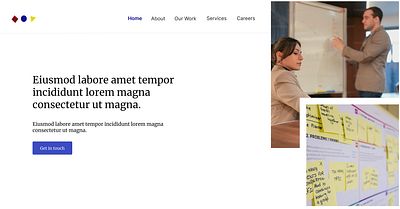 Website Home Page wedsite fome page design