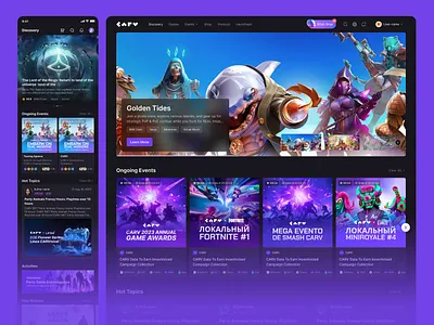 Web3 Design ｜ Game Website branding crypto design game ui ux web3 website