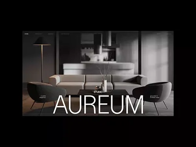 AUREUM architecture architecture company architecture website decoration elegant design home interactive website interior interior company interior website luxury interior minimalist minimalist website modern website monochrome ui ux design web design website design website designwebsite design