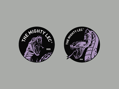 The Mighty LEC Emblem Illustration anaconda animal branding cobra crest design drawing emblem graphic design illustration logo snake street underground