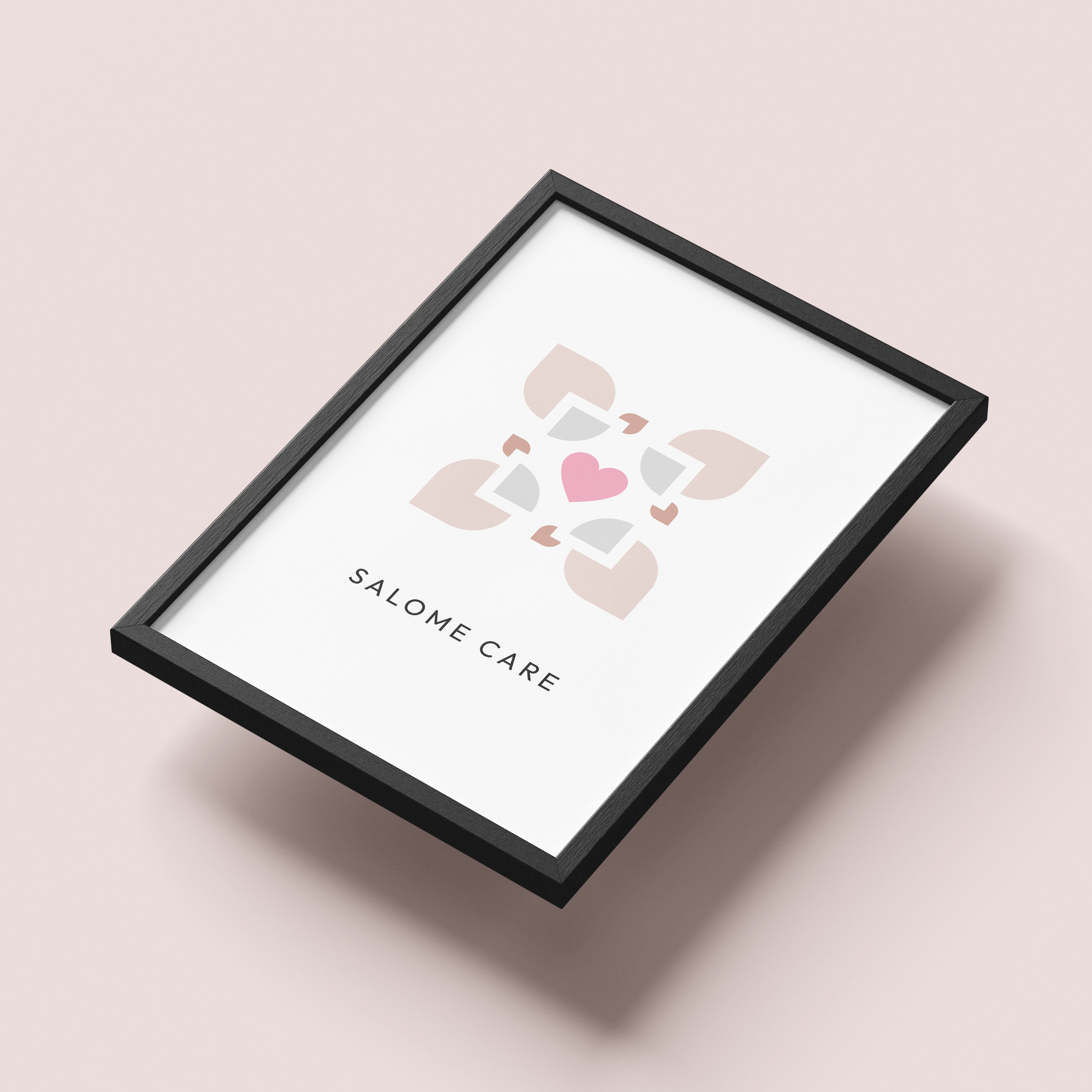 Brand design for Salome Care brand design branding care home clean design fihankra graphic design heart home icon icon logo icon style icons logo design logo wireframe minimal minimalism minimalistic symbol visual design wireframe