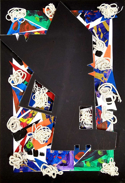 Decoupage: Neurodiversity 808 arcylic art and craft artwork collage decoupage fine art neurodiversity painting texture visual art
