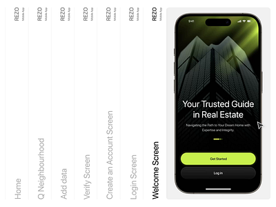 Real Estate App | Login Flow animation app app design branding card dashboard ecommerce icons illustration landing page logo logo design mobile mobile app mobile app design product design real estate sign in typography web design