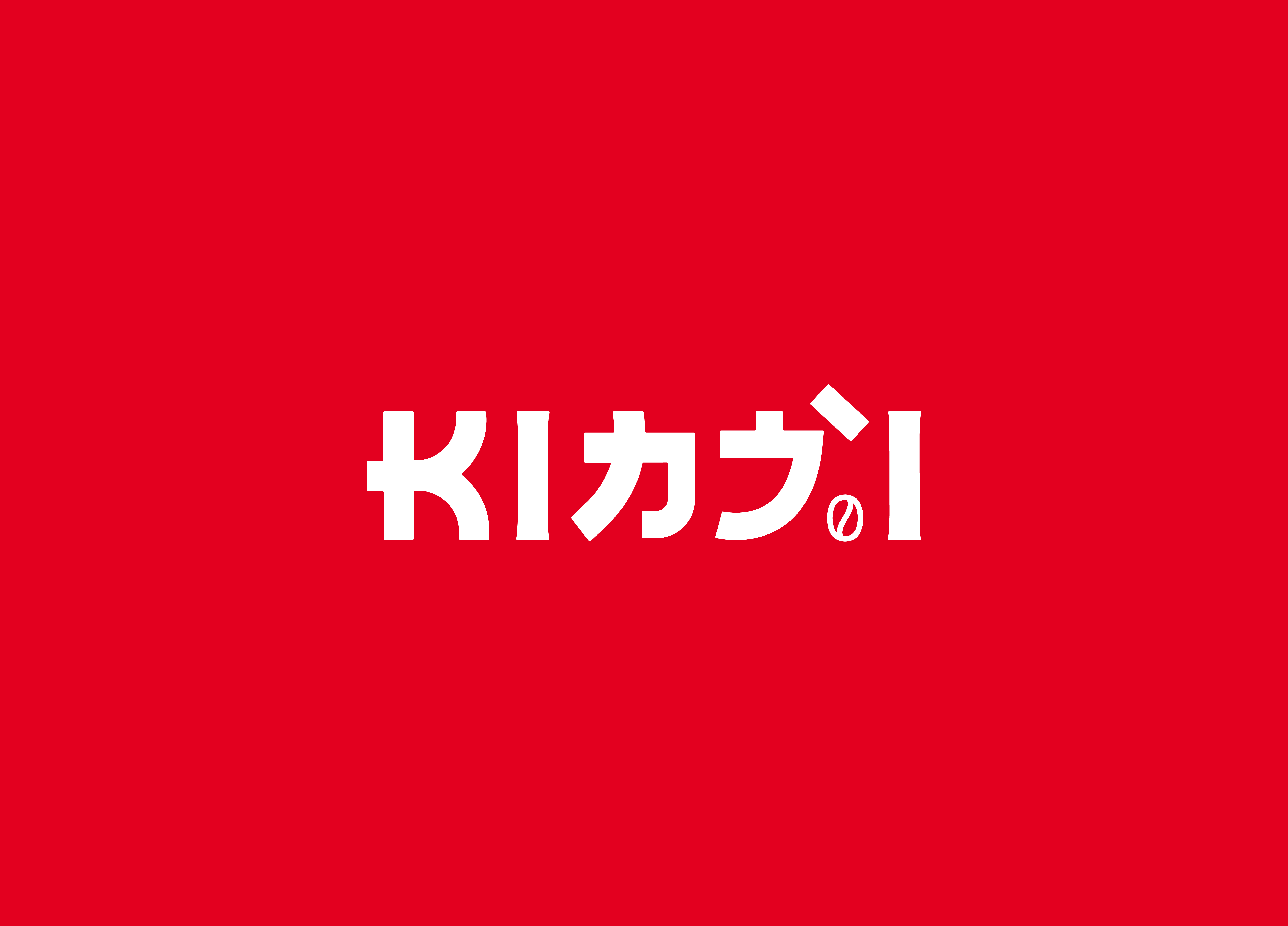 KINJI - Cafe Shop branding business cafe design graphic design logo nihongo red typography