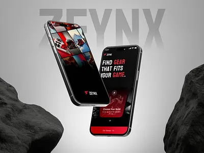 ZEYNX – The Smart Sports Shopping App ai mobile app sports app uiux