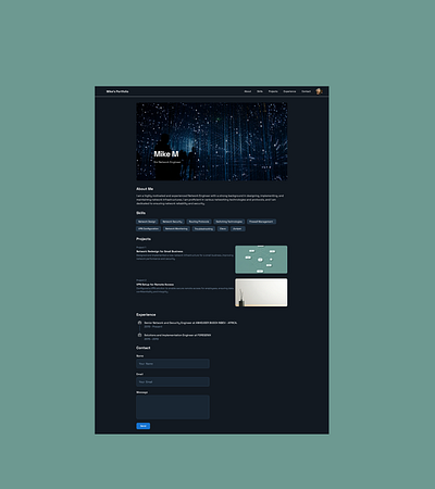 Portfolio design typography ui ux