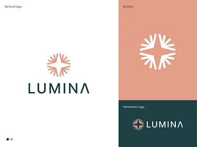 Lumina Logo Design book branding logo logodesign logodesigner mark mcat test medical school mentoring star student support symbol tutoring