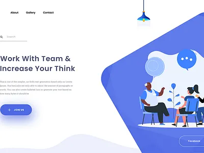SmartTeam – Collaborative Landing Page UI 3d animation branding graphic design motion graphics ui