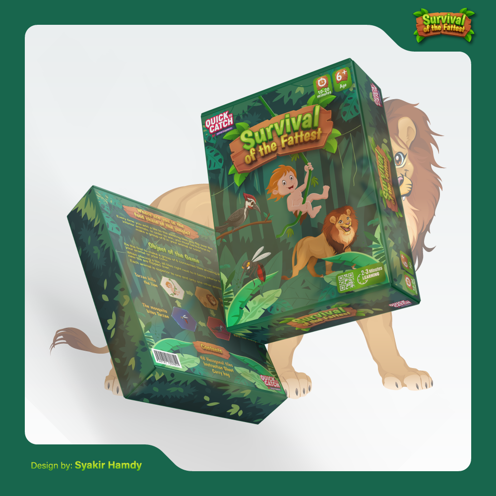 Survival of the Fattest - 2022 animals board game boardgame boardgames card game cardgame familygamenight forest funlearning jungle kidsboardgame quickcatchgame survivalofthefattest tabletopgames tabletopgaming
