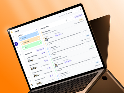 AI Native Real-Estate CRM UX & UI Design minimal ui