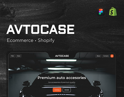Avtocase ecommerce graphic design ui ux uxui web web design