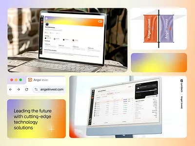 Angel Investment Platform minimal ui