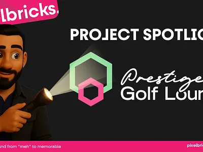 Project Spotlight: Prestige Golf Lounge golf branding golf lounge green and pink