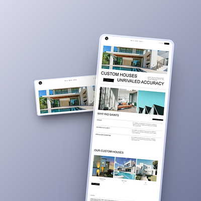 Rio Saints is a Squarespace Website created for Real Estate branding seo squarespace ui ux web design website