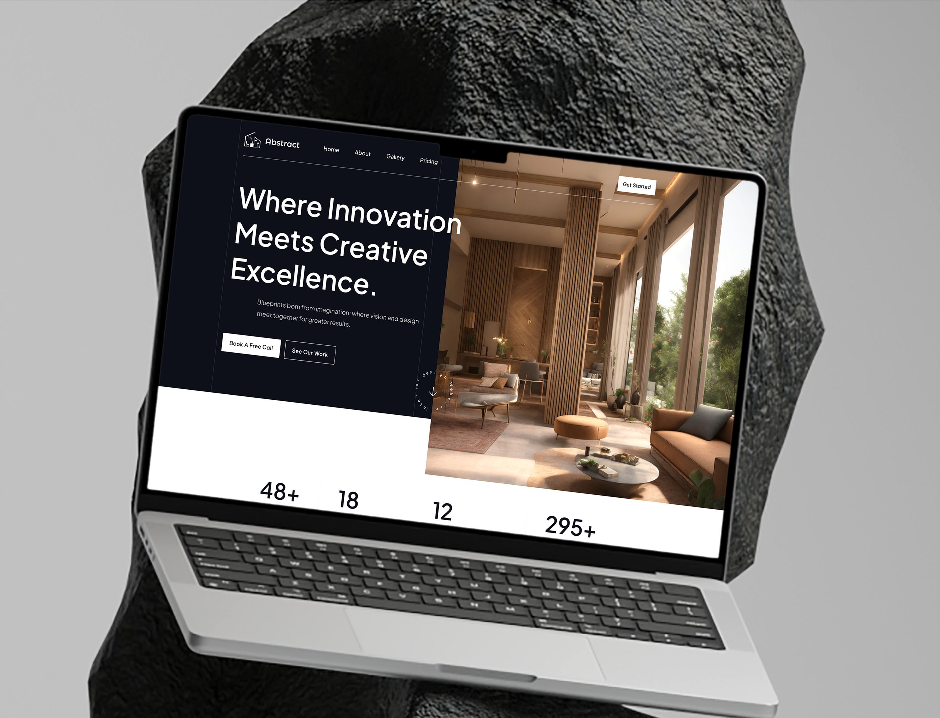 Interior Design Website app desgin branding figma graphic design illustration interior interior design logo ui ux website