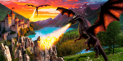 Dragons illustration
