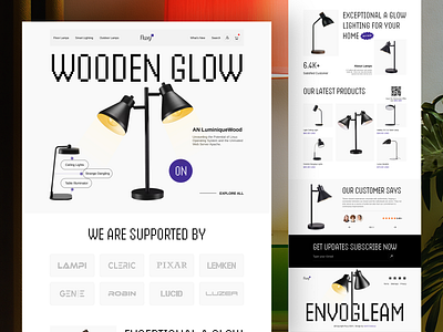 Lamps E-commerce Website app ui design design design service e commerce e commerce website ecommerce ecommerce shopify furniture home decor homepage lamps landing page modern platform portal shopping store ui ux ux web design
