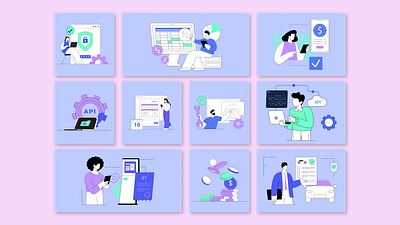 Illustrations branding design graphic design illustration webdesign website