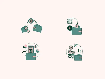 Crypto Spot Illustrations design graphic design illustration minimal vector