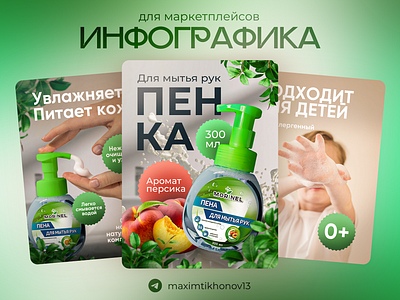 Инфографика для маркетплейсов (Портфолио) graphic design infographic