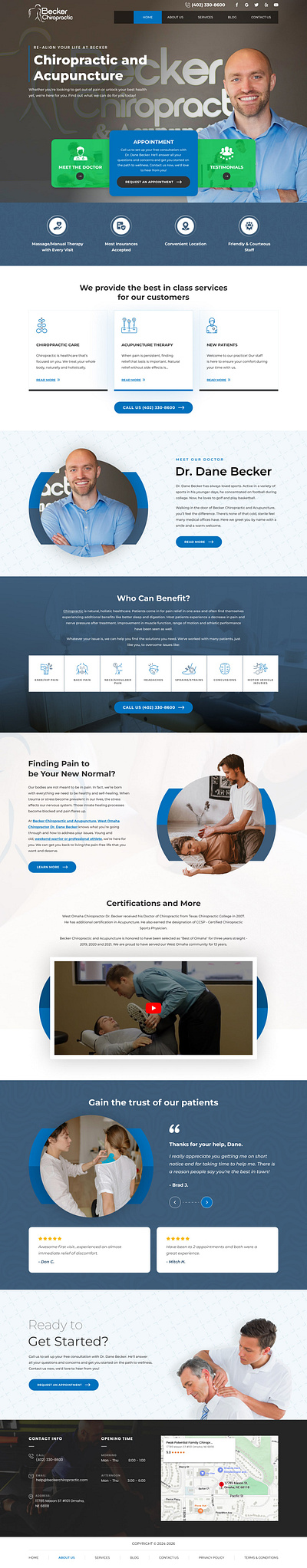 Doctor Profile & Healthcare Web Design branding graphic design logo ui