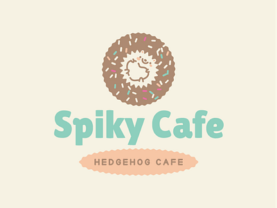 Spiky Cafe branding design graphic design illustration logo typography vector