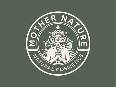 Mother Nature branding design graphic design illustration logo typography vector