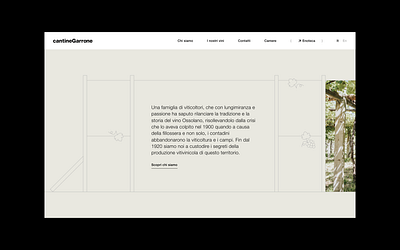 Cantine & Enoteca Garrone / Web-UI Design design ui design web website