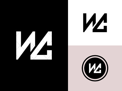 WC Logo branding c cw cw logo cw monogram design icon identity illustration lettermark logo logo design logotype minimal monogram typography w wc wc logo wc monogram