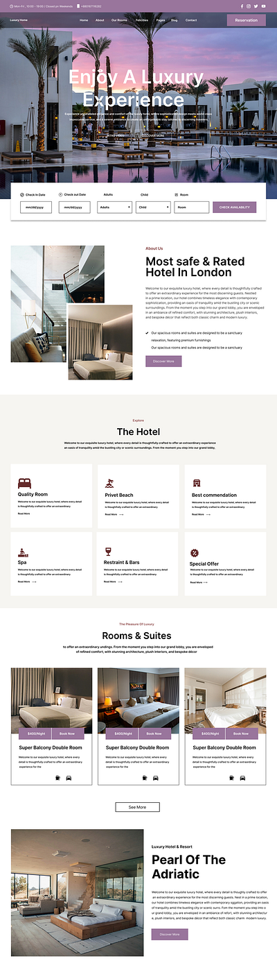 Luxury Home design designsystem figma ui uiux uiux design ux work