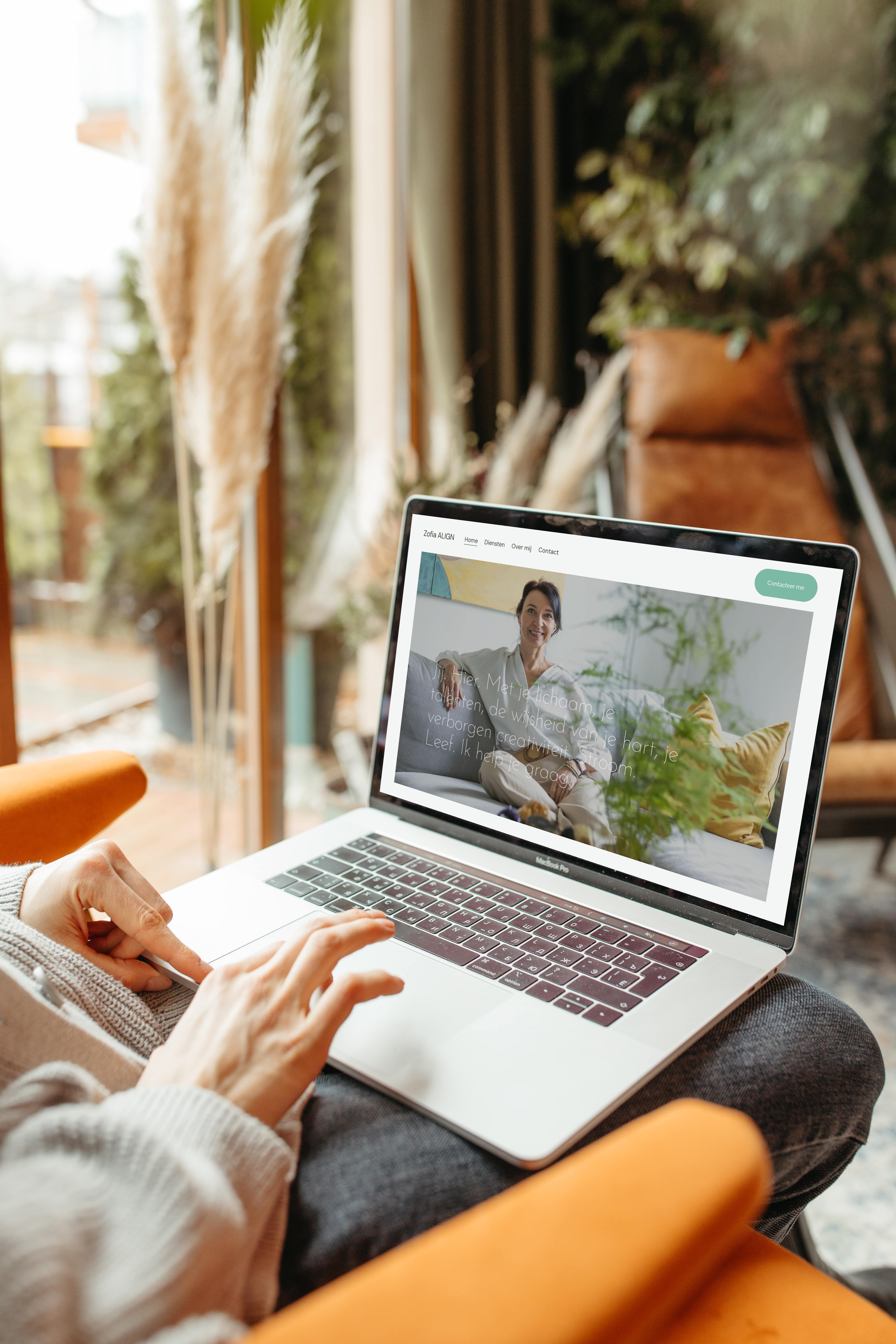 Squarespace website for Zofia ALIGN