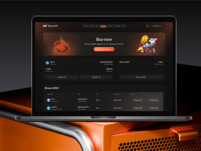 Borrow Crypto Vault & Lending Dashboard blockchainapp crypto crypto dashboard design crypto platform crypto wallet cryptofinance dashboard ui fintech investment app loan saas smartcontracts tradingui vault vault bridge vaults web app web design web3