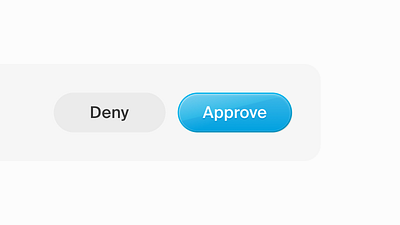Approve button ui