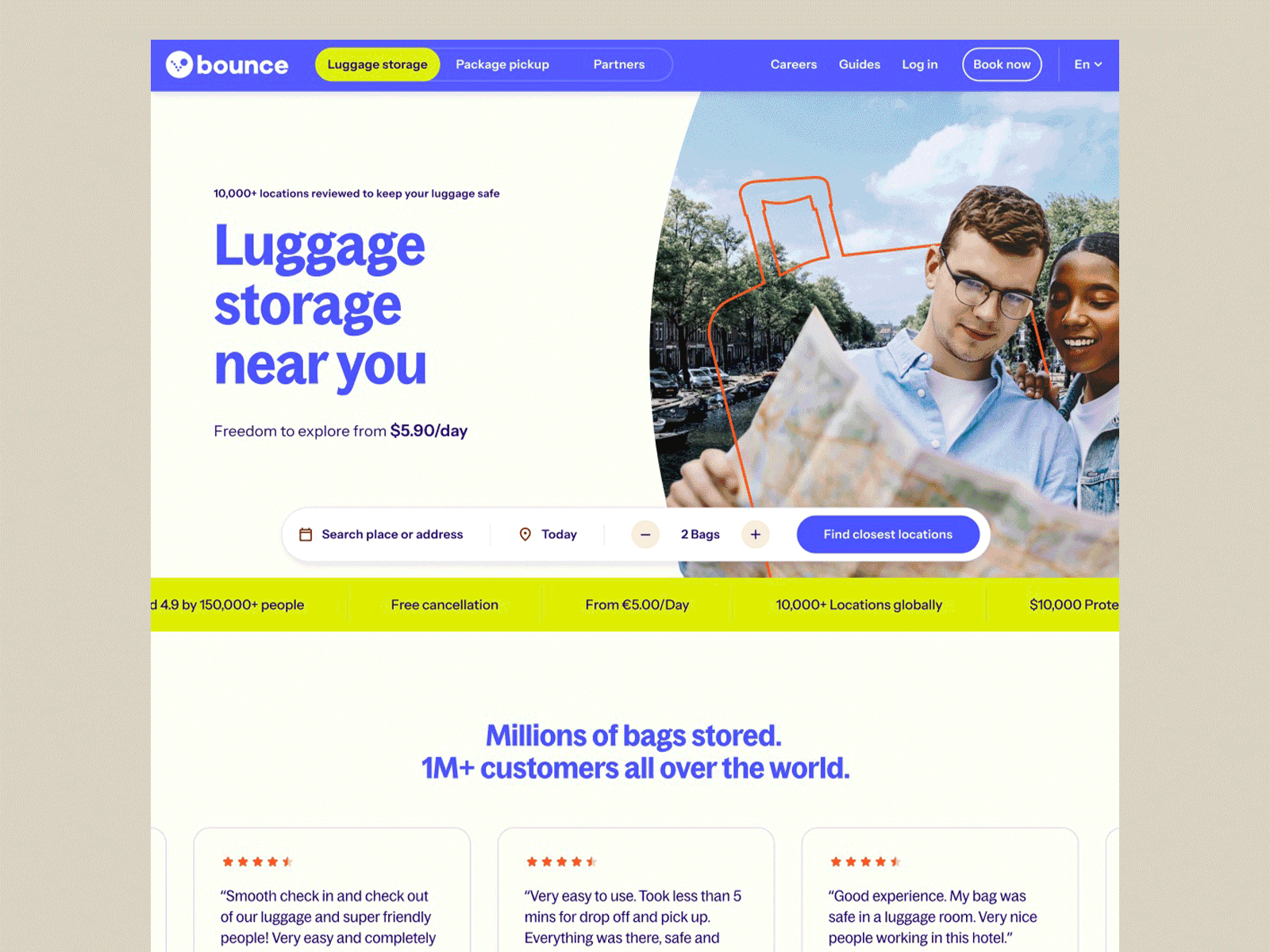 Bounce / Web-UI Design design digital design ui design web web design