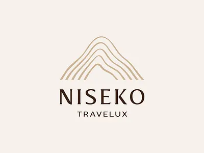 Niseko - Mountain Topography Logo Design abstract abstract logo logo logo design modern mountain mountain logo topography topography logo winter winter logo