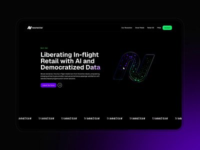 Neonectar Hero 3d 3d model ai data brand identity brand messaging brand strategy branding hero section identity interactive landing page logo machine learning mark spline symbol visual identity web 3.0 webdesign website design