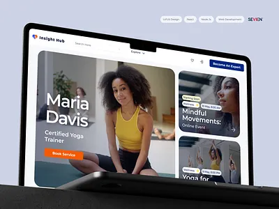 Insight Hub — Wellness, Health & Sports Platform consulting figma ui ux videocall web design