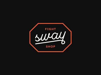 SWAY - Fight Shop Logo Design 1 fight fight gear fight gear logo fight logo fight shop logo logo modern