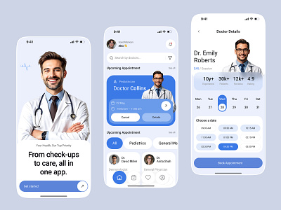 Online Doctor Appointment App app app design appointment appointment app appointment booking appointment booking app booking app doctor app doctor appointment doctor booking app doctor finder health healthcare app medical medical app mobile app
