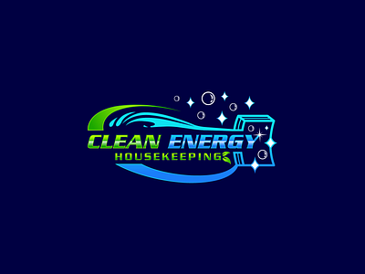 Cleaning Business Logo business clean cleaning company energy logo logodesign modern