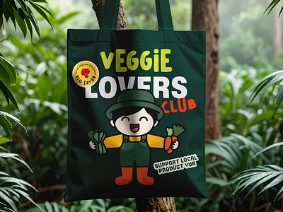 HiO Sayur Rebranding - Organic Vegetable Visual Identity baby brand identity branding food graphic design green illustration label logo mascot natural organic packaging print vegetable visual identity