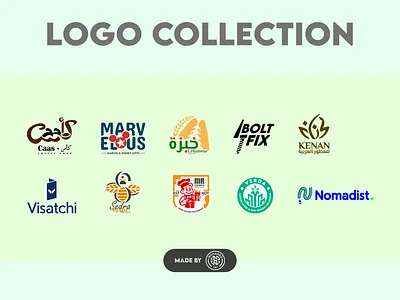 Logo collection part 4 branding design graphic design illustration logo logopresentation