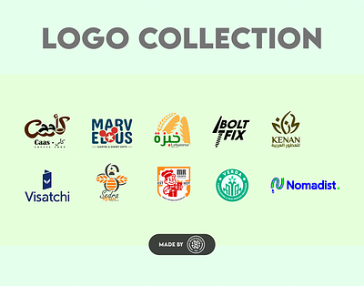 Logo collection part 4 branding design graphic design illustration logo logopresentation