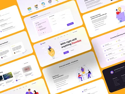 Student Consultancy Website Pages digitalexperience edtech education learningplatform responsivedesign studentconsultancy studentsupport uidesign uiux uxdesign webdesign webdevelopment websitedesign