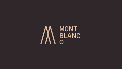 Logo Animation MontBlanc 2d 2d animation animation branding design graphic design logo logo animation logo reveal motion motion design motion graphics typography vector web